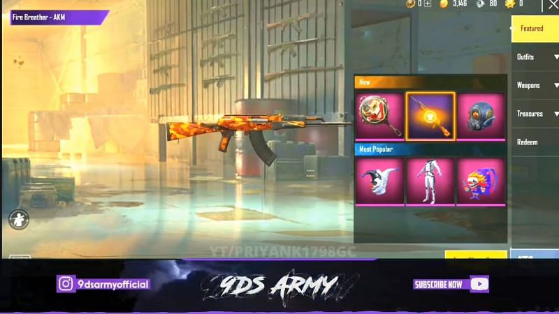 Fire Breather AKM (Image via 9DS ARMY / YouTube)